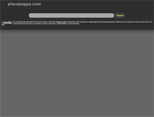 Tablet Screenshot of placepuppy.com